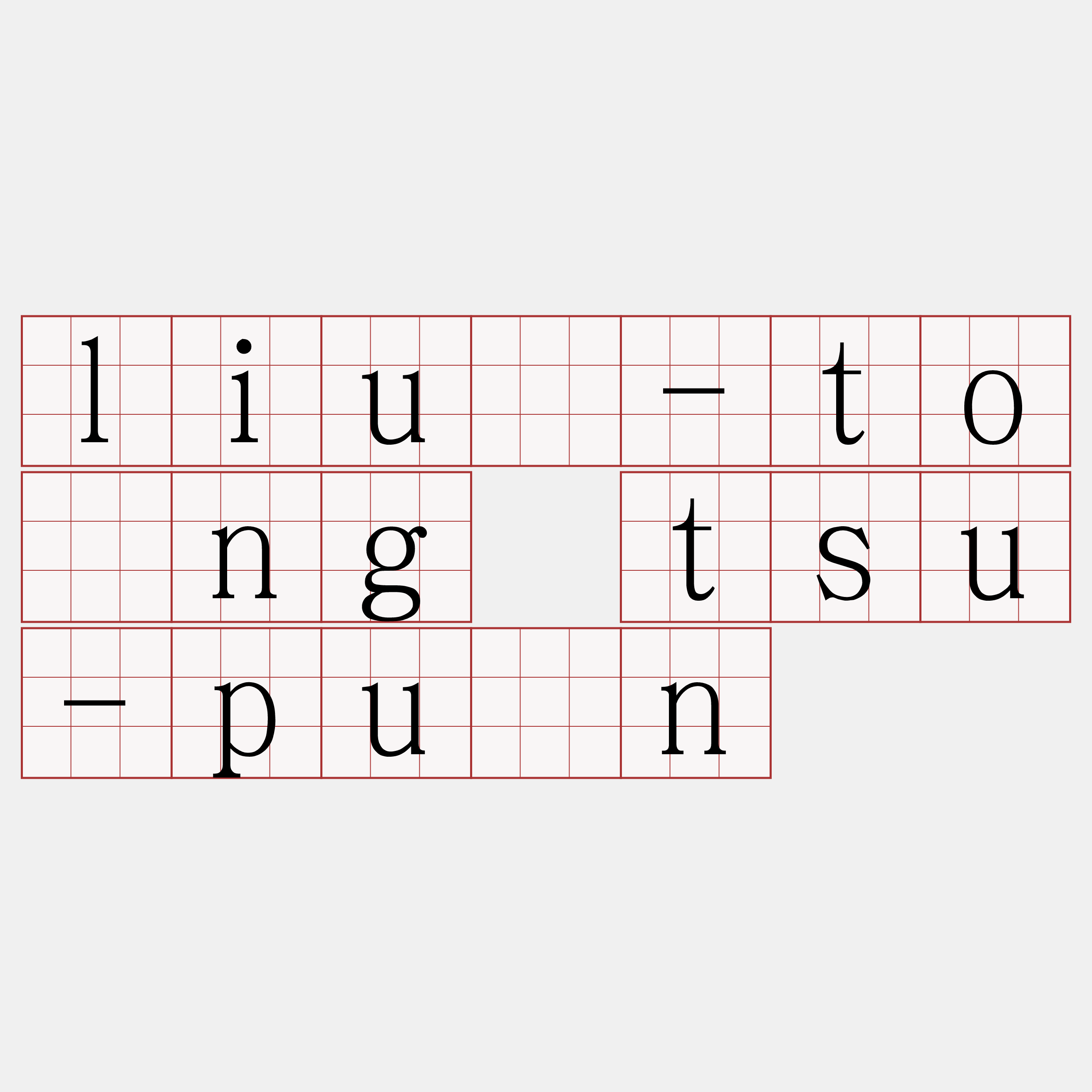 liû-tōng tsu-pún